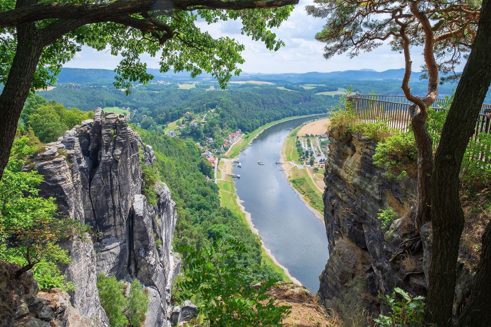 Elbtal im Basteigebirge